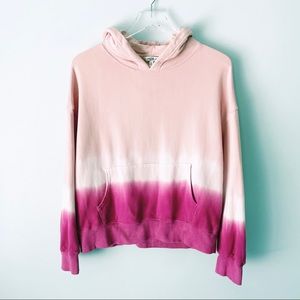 Wildfox | Pink Tie Dye Ombré Hoodie